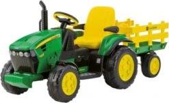 PEG PEREGO John Deere Elektrofahrzeug Mit Anhänger 12V