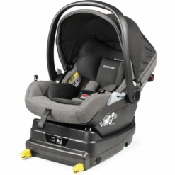 Peg Perego Babyschale Primo Viaggio Lounge City Grey Inklusive I-Size Base Schwarz