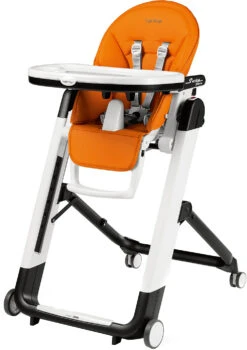 PEG PEREGO Hochstuhl Siesta Follow Me, Arancia (Kunstleder)